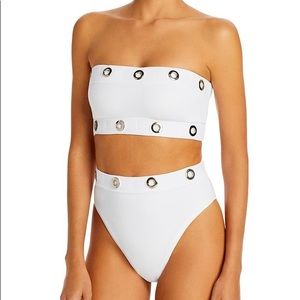 OYE swimwear, Arya Bikini Set in white